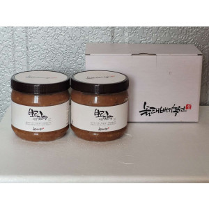 [솔태배기농원] 선물세트 보리된장1Kg * 2개